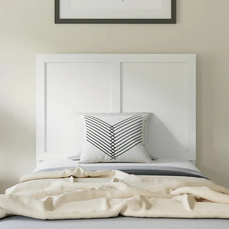 Tête de lit contemporaine en bois à panneaux uniquement