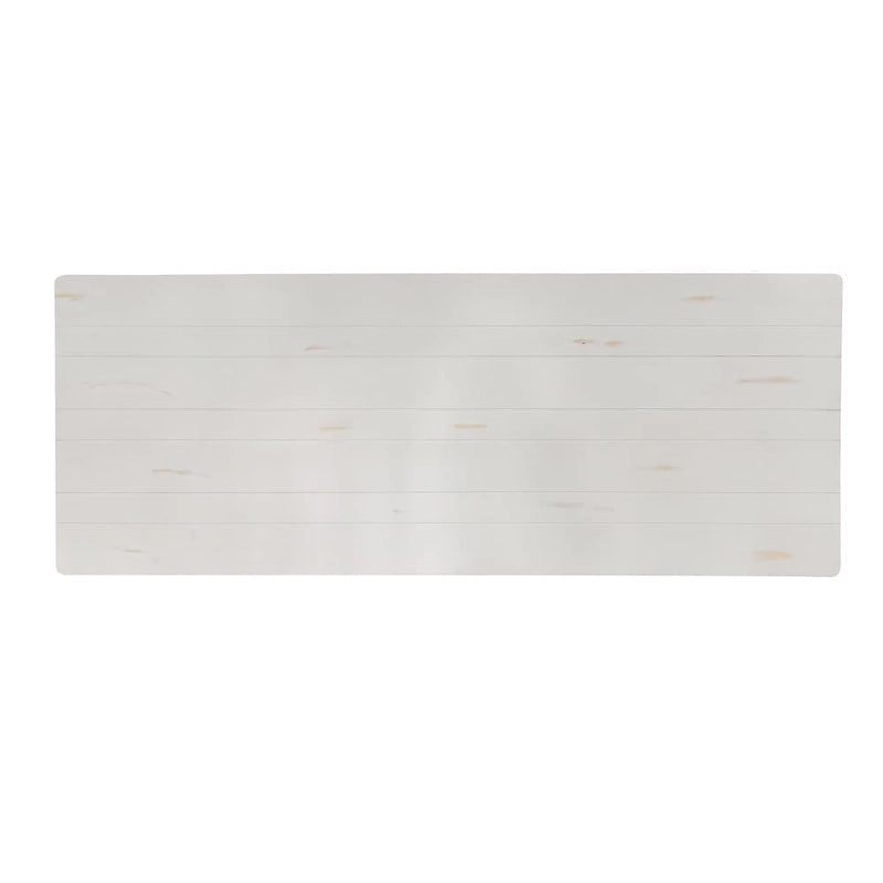 Table de salle à manger de ferme en pin massif avec pieds en X - 2,74 m x 101,6 cm