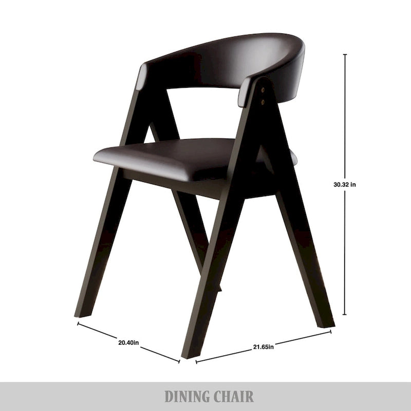 Ensemble de salle à manger 5 pièces CraftPorch Transitional à abattants