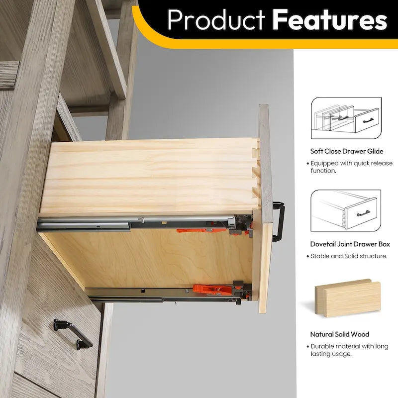 Armoire de rangement Leon 22 po pour salle de bain, cuisine et salon