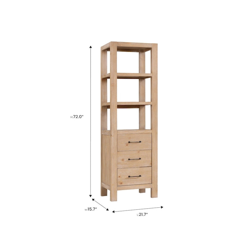 Armoire de rangement Leon 22 po pour salle de bain, cuisine et salon
