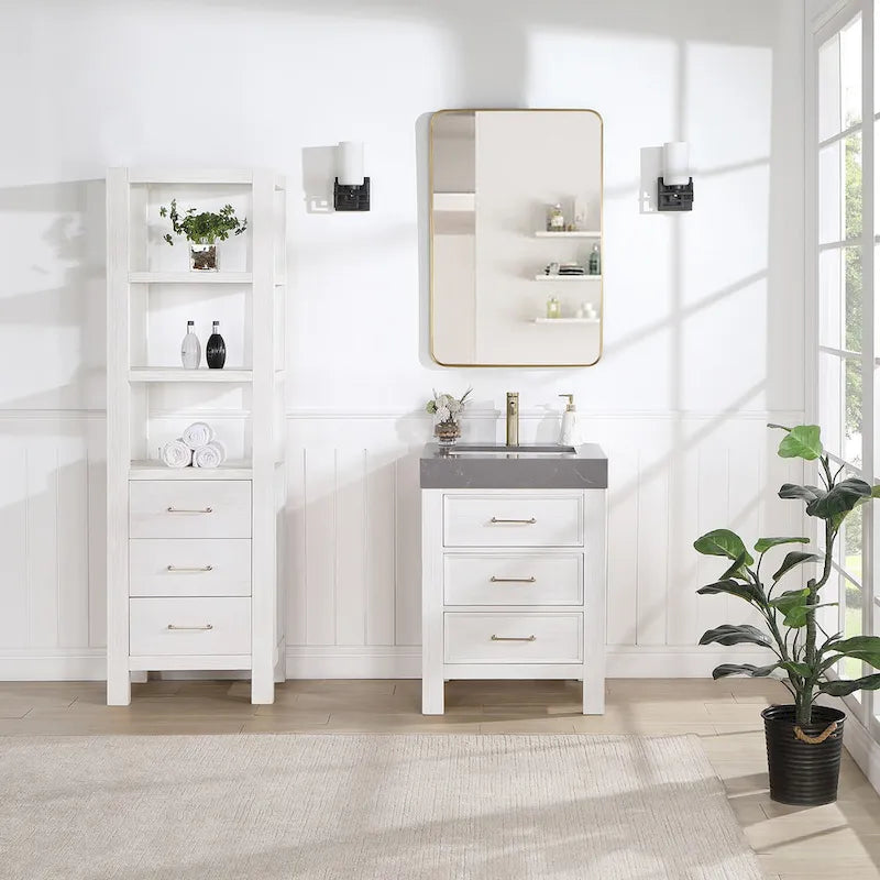 Armoire de rangement Leon 22 po pour salle de bain, cuisine et salon