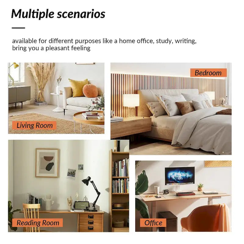 Bureau Eugenia style années 50 avec séparateur de tiroir, gestion des câbles et station de recharge par HULALA HOME