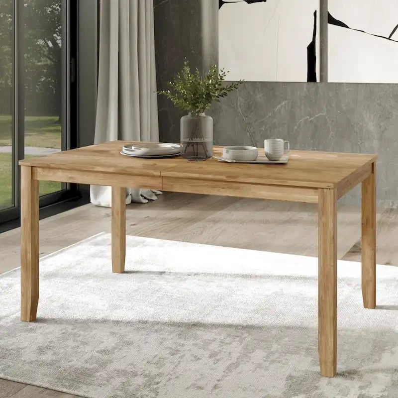 Ensemble de salle à manger classique en bois 7 pièces CraftPorch