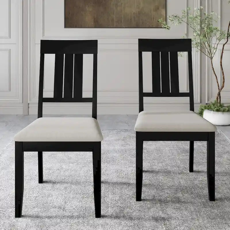 Ensemble de salle à manger classique en bois 7 pièces CraftPorch