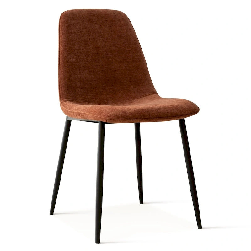 Chaise d'appoint rembourrée (ensemble de 4)