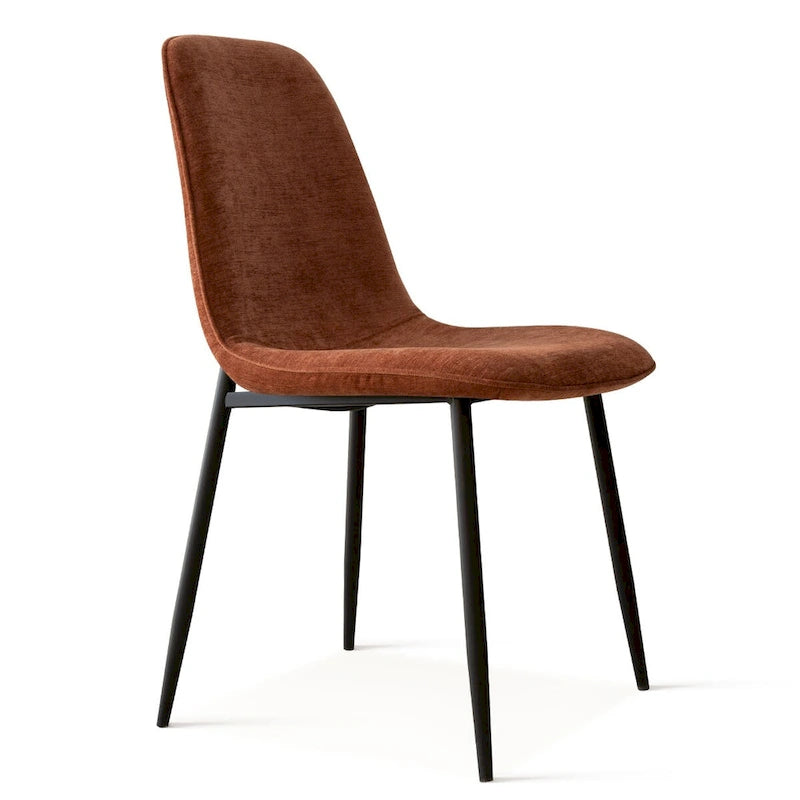 Chaise d'appoint rembourrée (ensemble de 4)