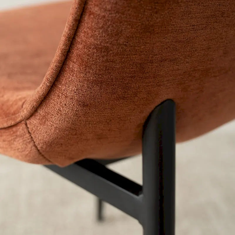 Chaise d'appoint rembourrée (ensemble de 4)