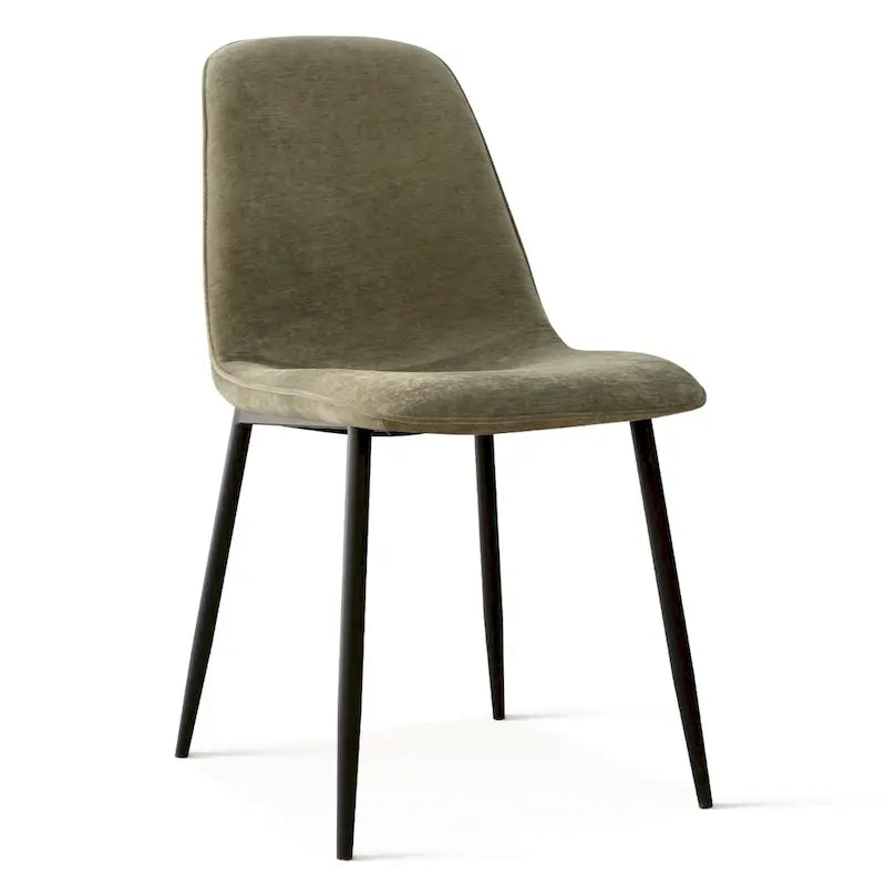 Chaise d'appoint rembourrée (ensemble de 4)