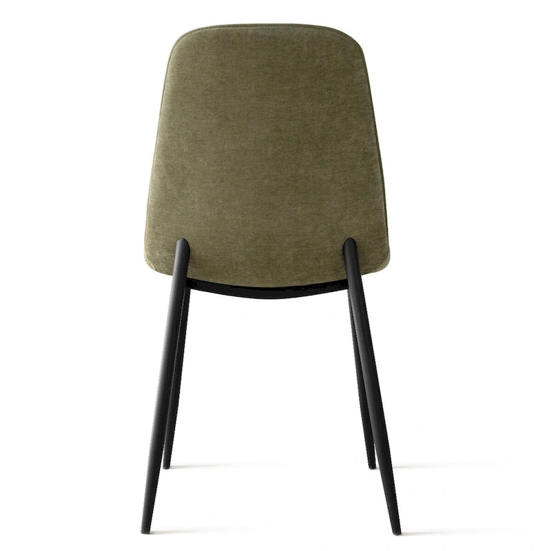 Chaise d'appoint rembourrée (ensemble de 4)