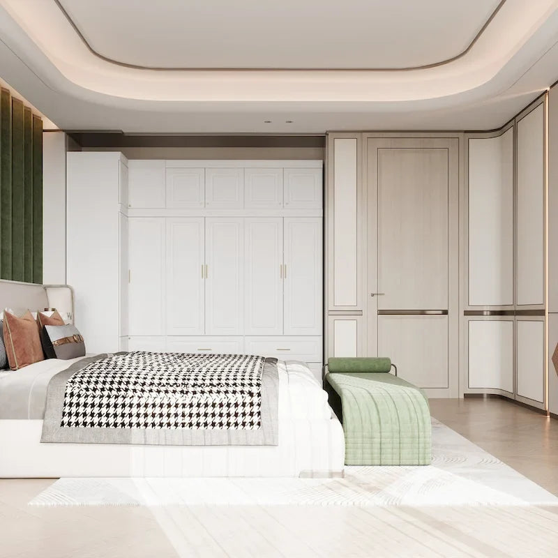 Armoires de rangement pour placard, penderie suspendue à 4 tiroirs, grand espace de rangement