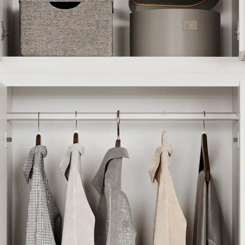 Armoires de rangement pour placard, penderie suspendue à 4 tiroirs, grand espace de rangement