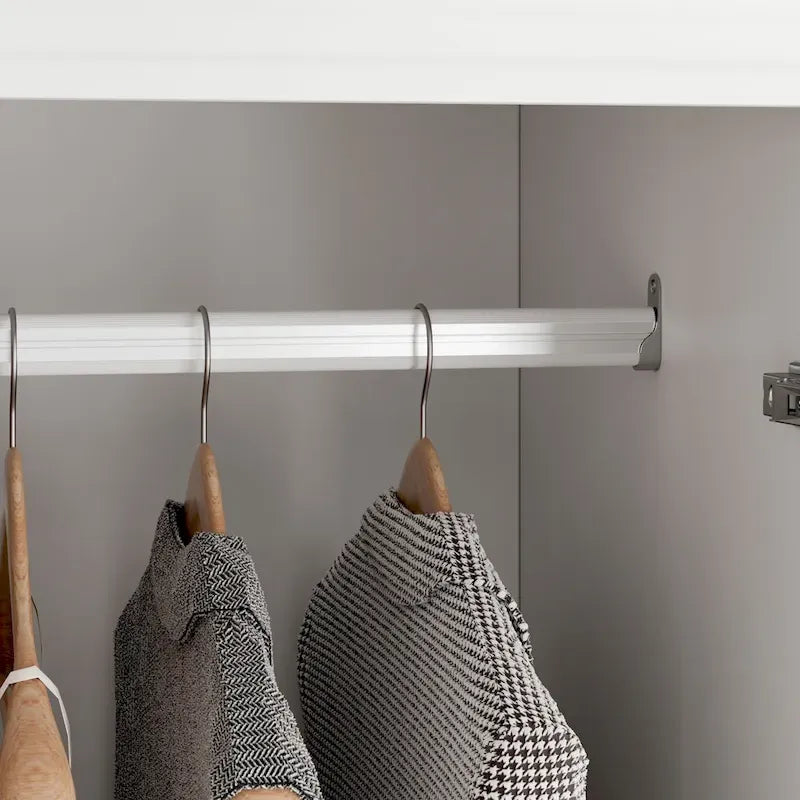 Armoires de rangement pour placard, penderie suspendue à 4 tiroirs, grand espace de rangement