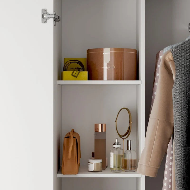 Armoires de rangement pour placard, penderie suspendue à 4 tiroirs, grand espace de rangement