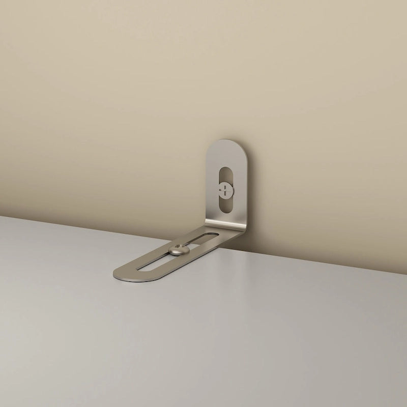 Meuble de salle de bain/buanderie blanc élégant avec tiroirs pivotants uniques