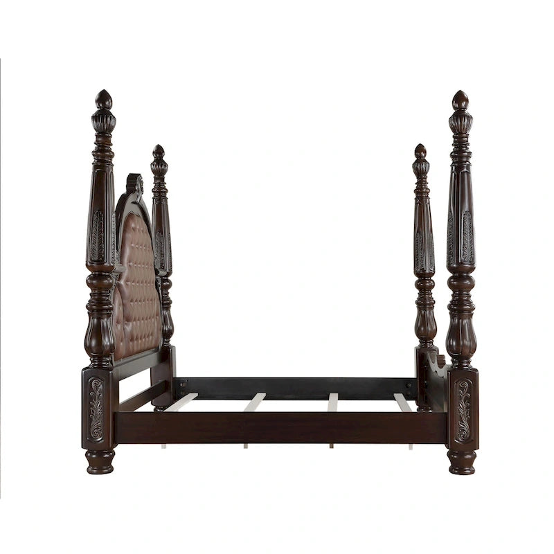 Lit à baldaquin Gweni Brown de New Classic Furniture