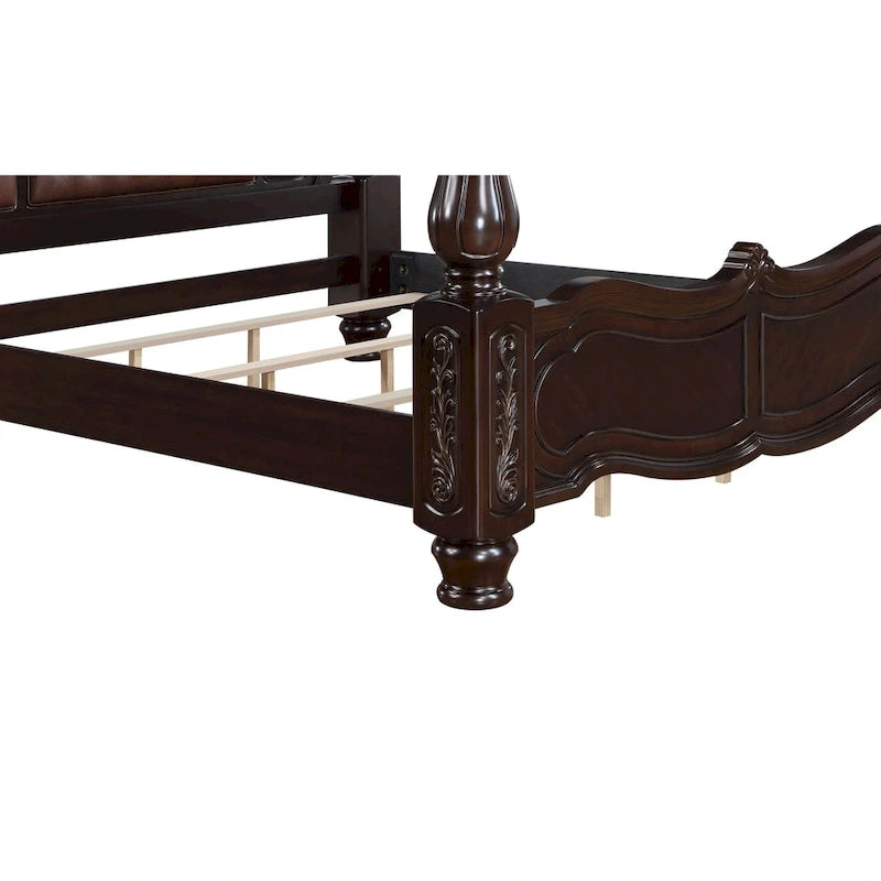 Lit à baldaquin Gweni Brown de New Classic Furniture