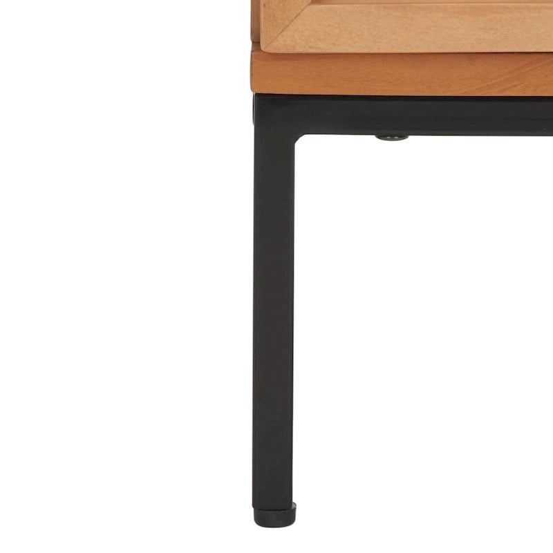 Table de chevet en rotin à 2 tiroirs SAFAVIEH Haylie