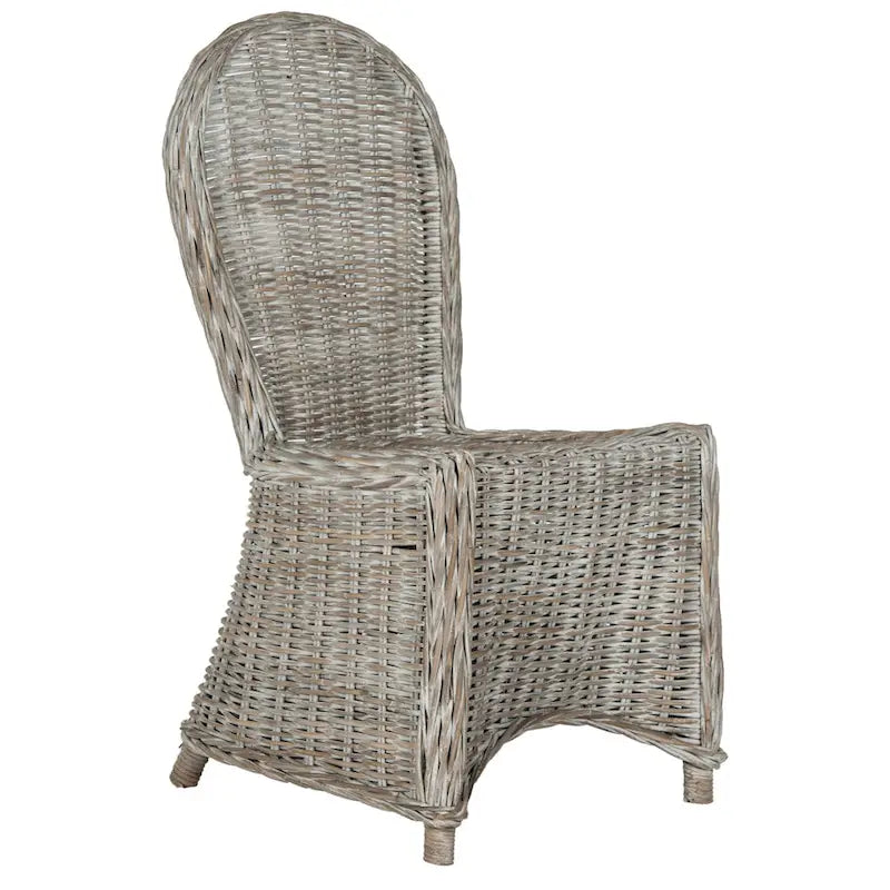 Chaises de salle à manger SAFAVIEH Manolica blanchies (lot de 2) - 19,5 x 26 x 40,5 cm - 20 cm (L) x 26 cm (P) x 41 cm (H)