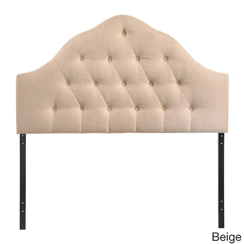 Sovereign Button-tufted High Arch Queen-size Headboard