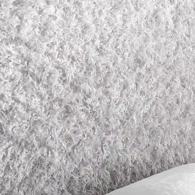 Tête de lit Mo' Fluffy Feathers College avec pieds - Texture pelucheuse