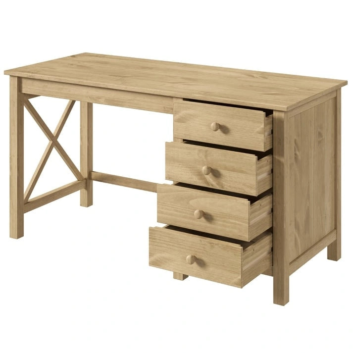 Coiffeuse en bois, grande coiffeuse Corona