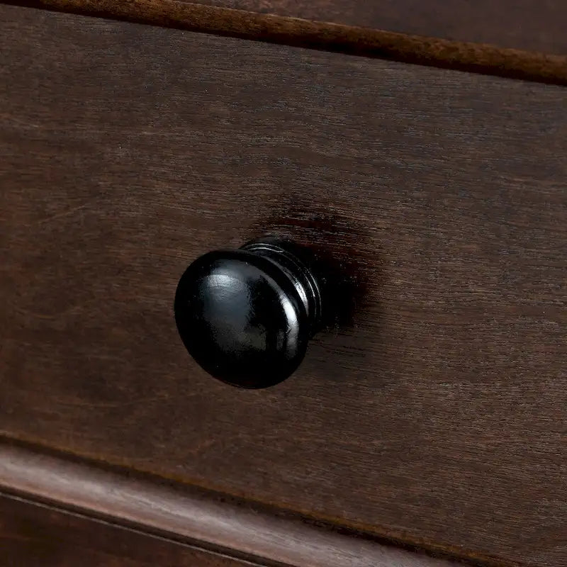 Commode à 6 tiroirs avec poignée ronde rétro