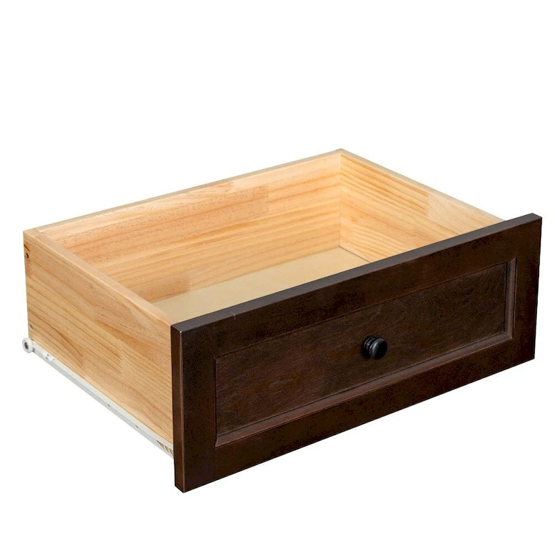Commode à 6 tiroirs avec poignée ronde rétro