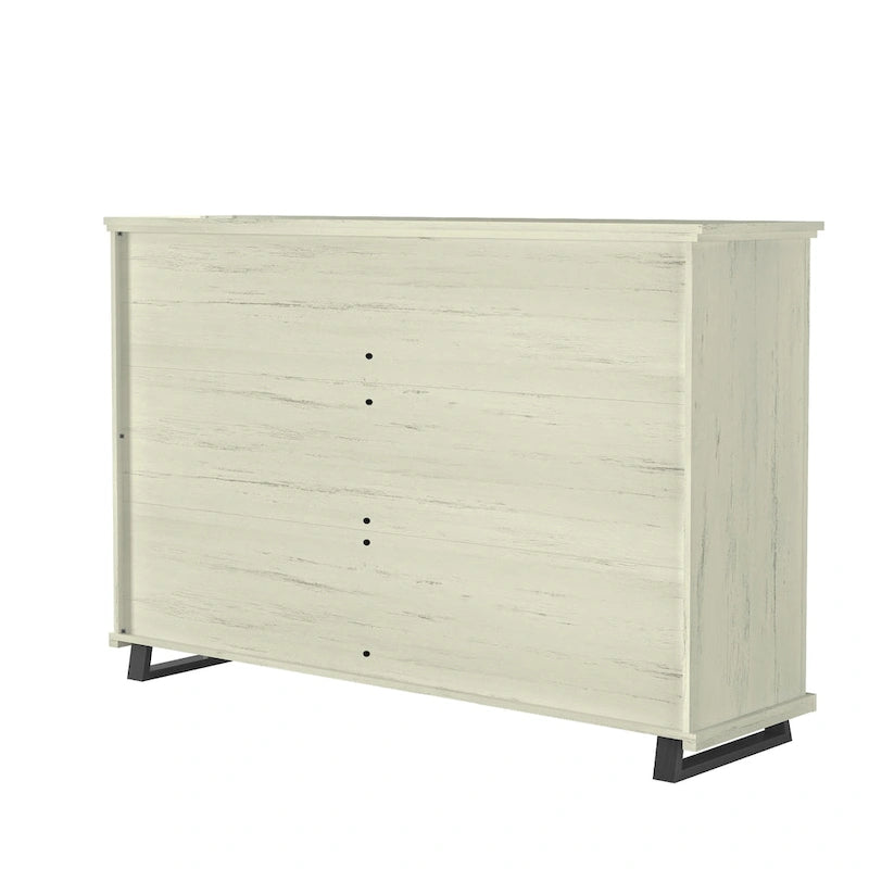 Ensemble de chambre à coucher style ferme 4 pièces - 2 tables de chevet, 1 commode et 1 coiffeuse