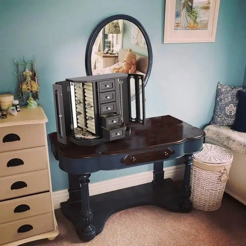 Boîte à bijoux - 5 cm (P) x 13,5 cm (L) x 13,2 cm (H)