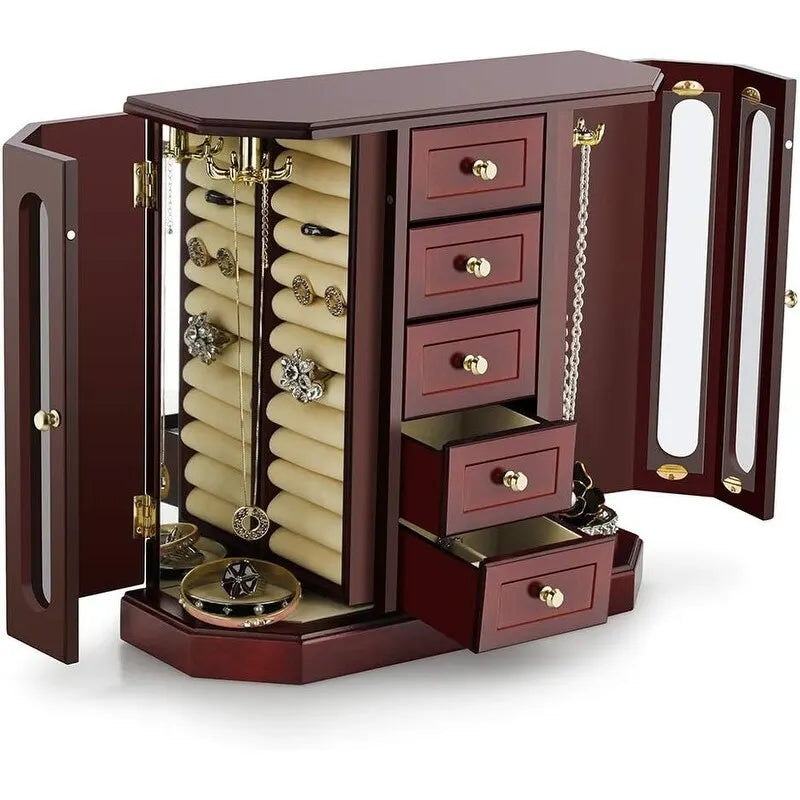 Boîte à bijoux - 5 cm (P) x 13,5 cm (L) x 13,2 cm (H)