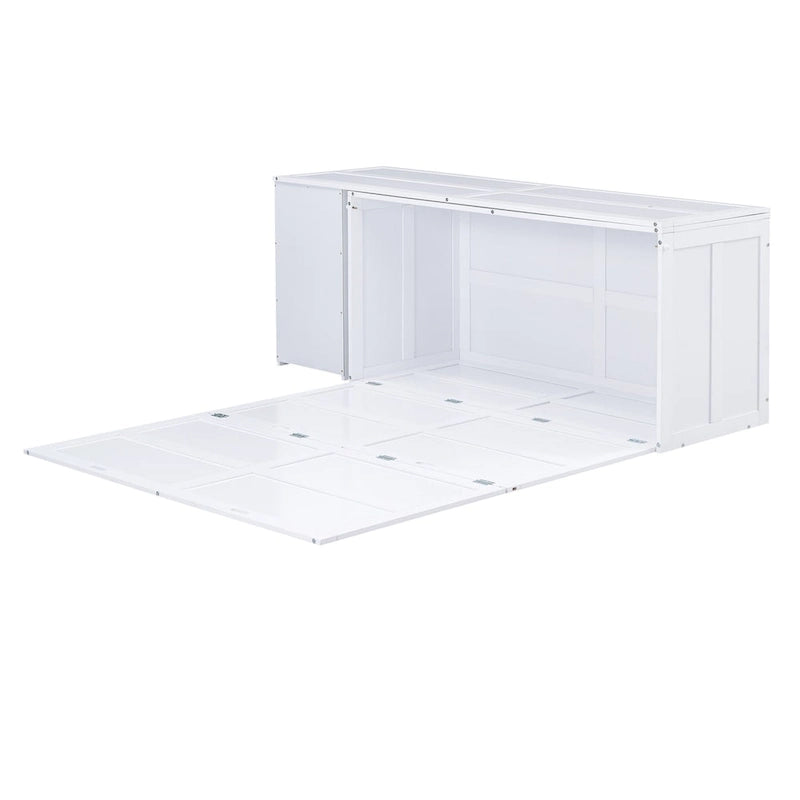Lit escamotable Queen Size avec bureau pivotant