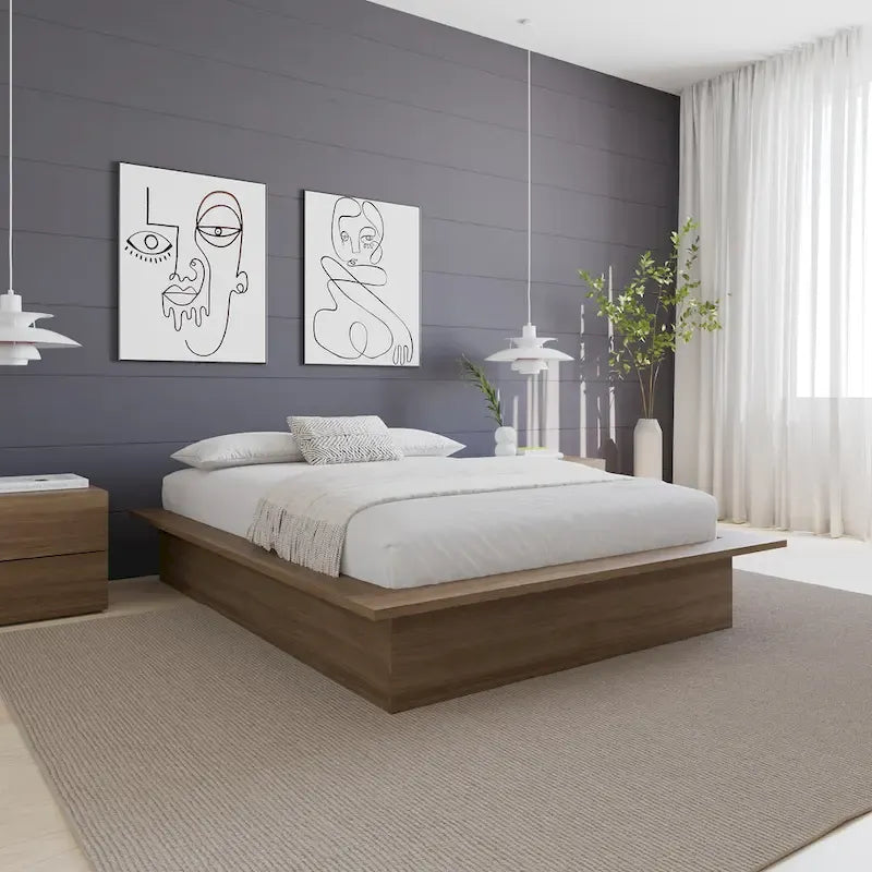 Cadre de lit plateforme Malibu