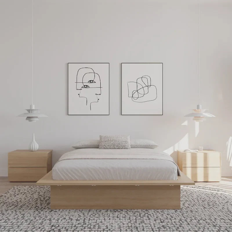 Cadre de lit plateforme Malibu