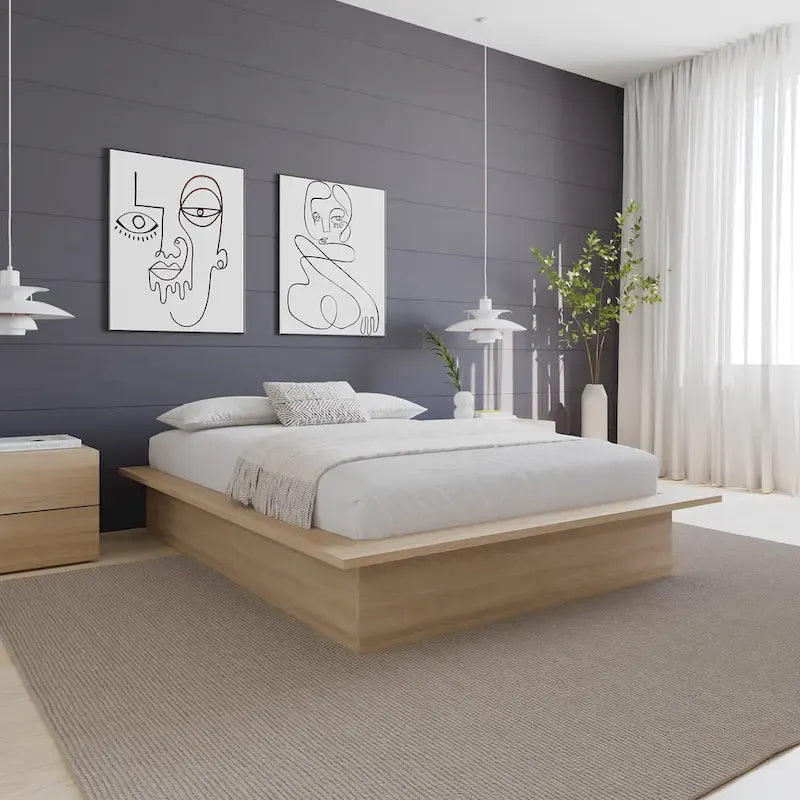 Cadre de lit plateforme Malibu