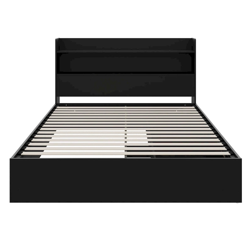 Lit plateforme Hunter avec tête de lit