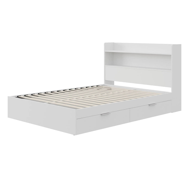 Lit plateforme Hunter avec tête de lit