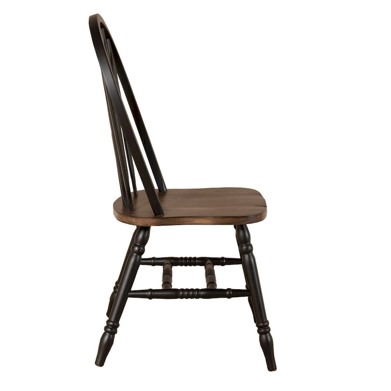 Ensemble de table sur pied 3 pièces Carolina Crossing Antique Honey Black
