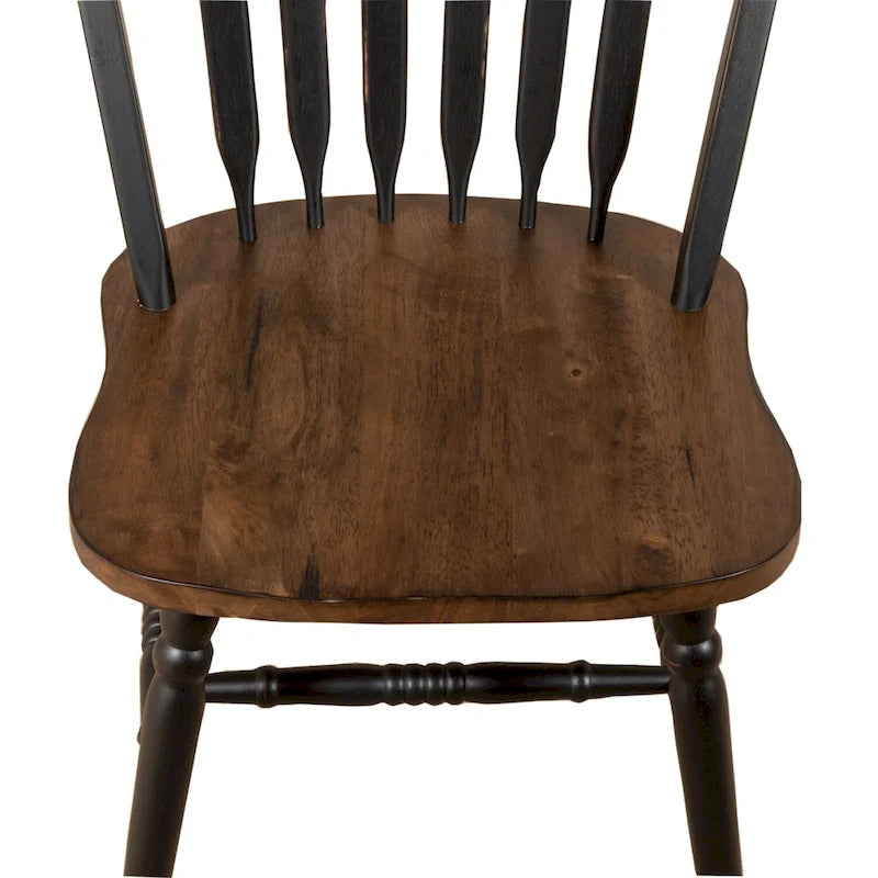 Ensemble de table sur pied 3 pièces Carolina Crossing Antique Honey Black