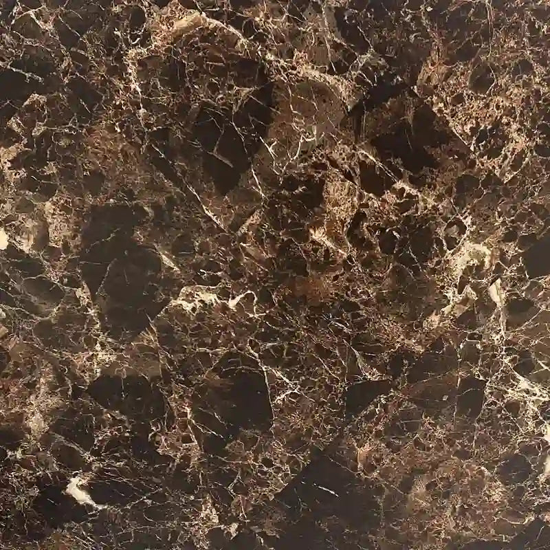 Ensemble de salle à manger moderne 5 pièces en faux marbre avec 4 chaises en cuir PU rembourrées