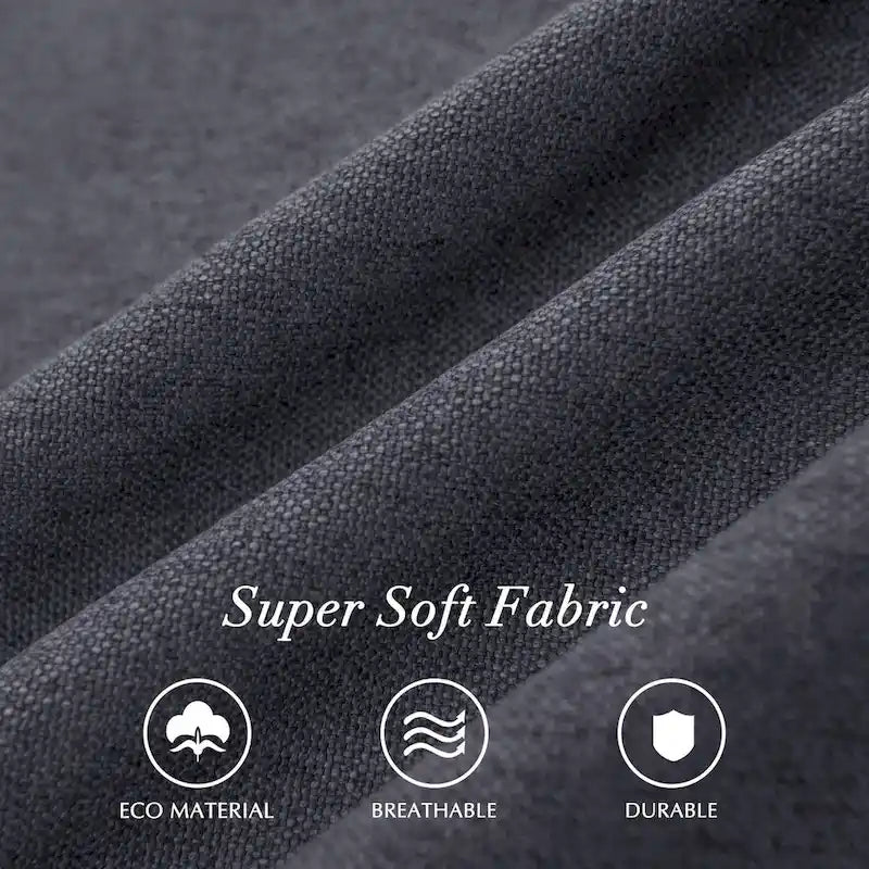 Chaise de salle à manger capitonnée Subrtex Linen Parsons (paquet de 2)