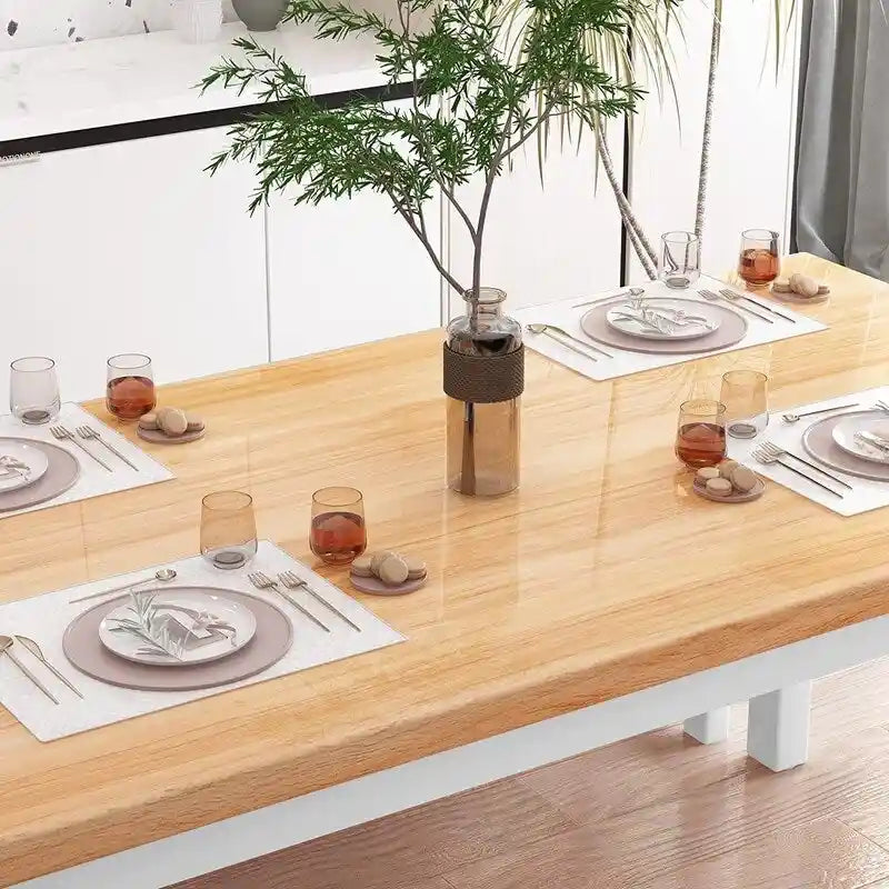 Ensemble de table et chaises de salle à manger 3 pièces style industriel, ensemble de cuisine rétro en bois avec 2 bancs pour la cuisine, la salle à manger ou le restaurant.