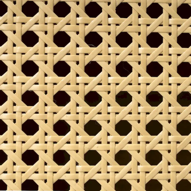 Buffet de cuisine avec portes décoratives en rotin