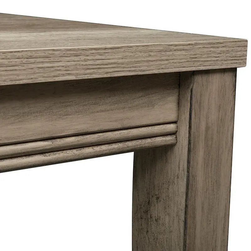 Table rectangulaire à pieds en grès Sun Valley de The Gray Barn - Marron