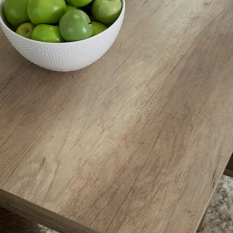Table rectangulaire à pieds en grès Sun Valley de The Gray Barn - Marron