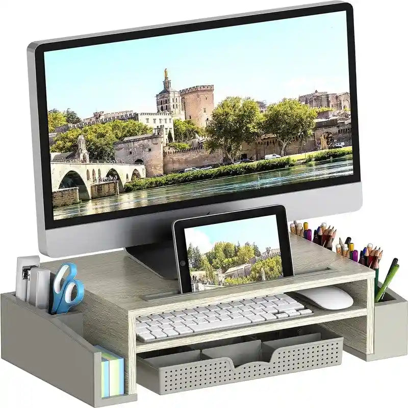 Support de bureau surélevé pour écran