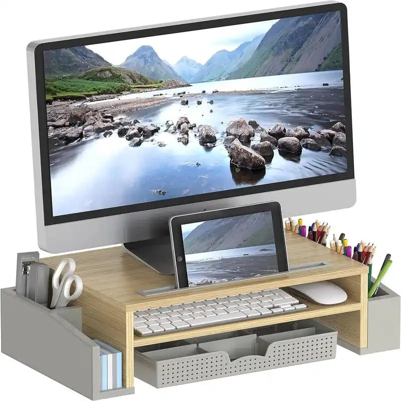 Support de bureau surélevé pour écran