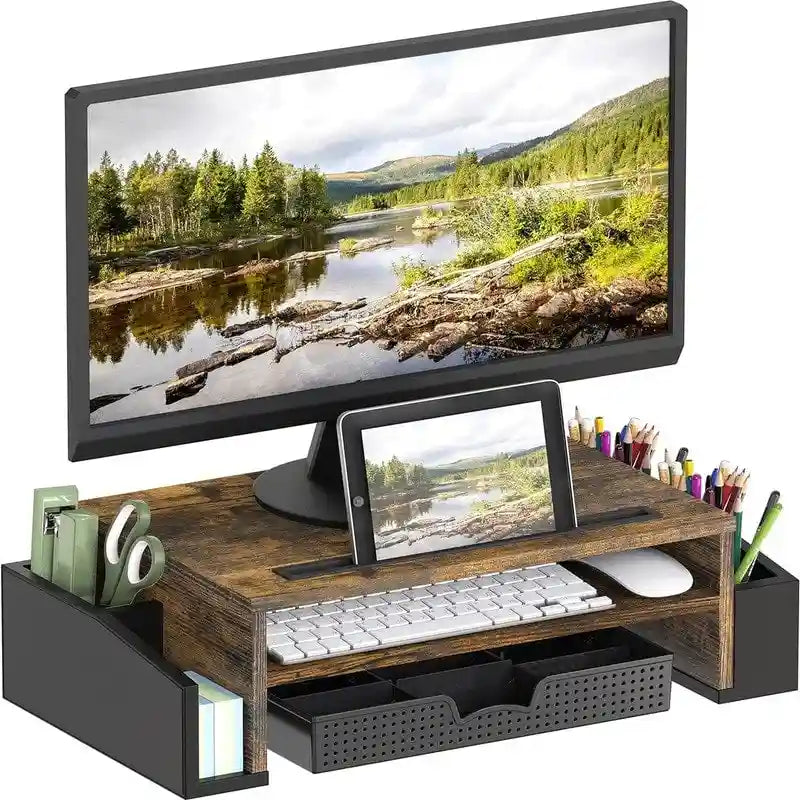 Support de bureau surélevé pour écran