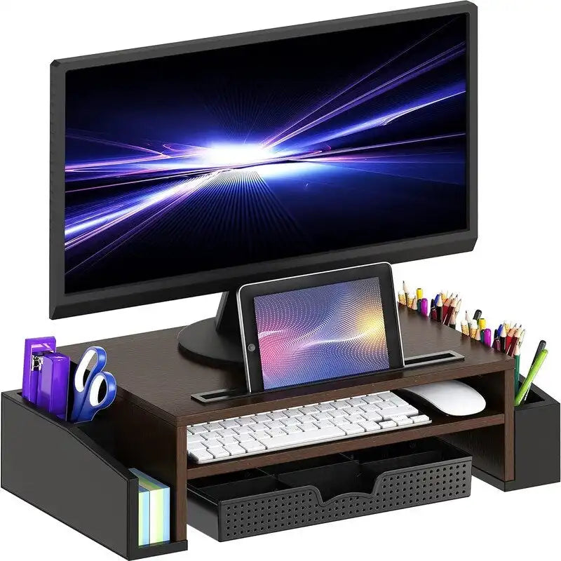 Support de bureau surélevé pour écran