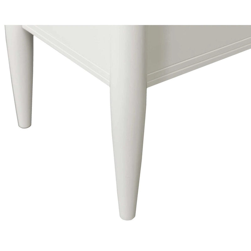 Bureau demi-piédestal contemporain, bureau de bureau, bureau d'appoint, blanc